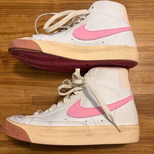 Nike Blazer Mid '77 Girls Pink Size 4Y sneakers